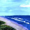 watercolor at South Padre Island, Texas
