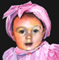 girl, watercolor